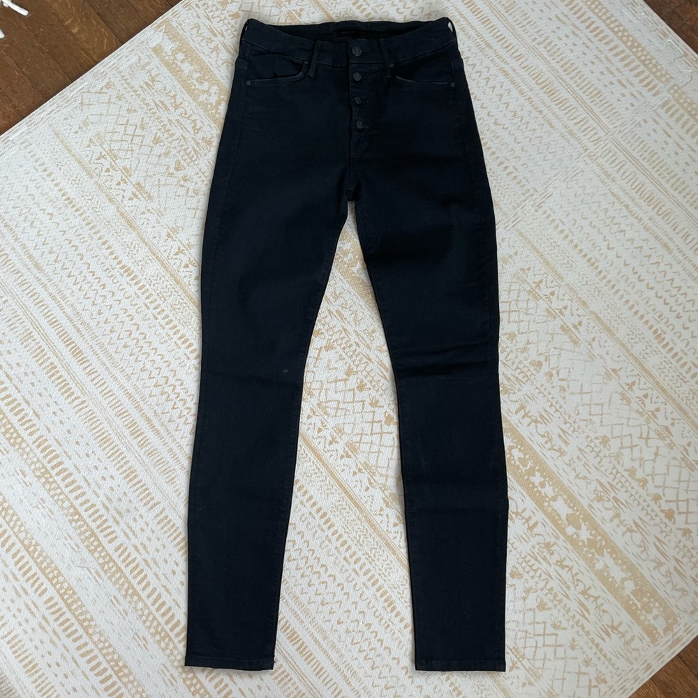 Mother Pixie ‘Not Guilty’ Button Fly Skinny Jeans - image 3